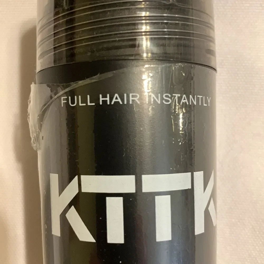 KTTK hair building fibers for thinning hair. Only opened for testing